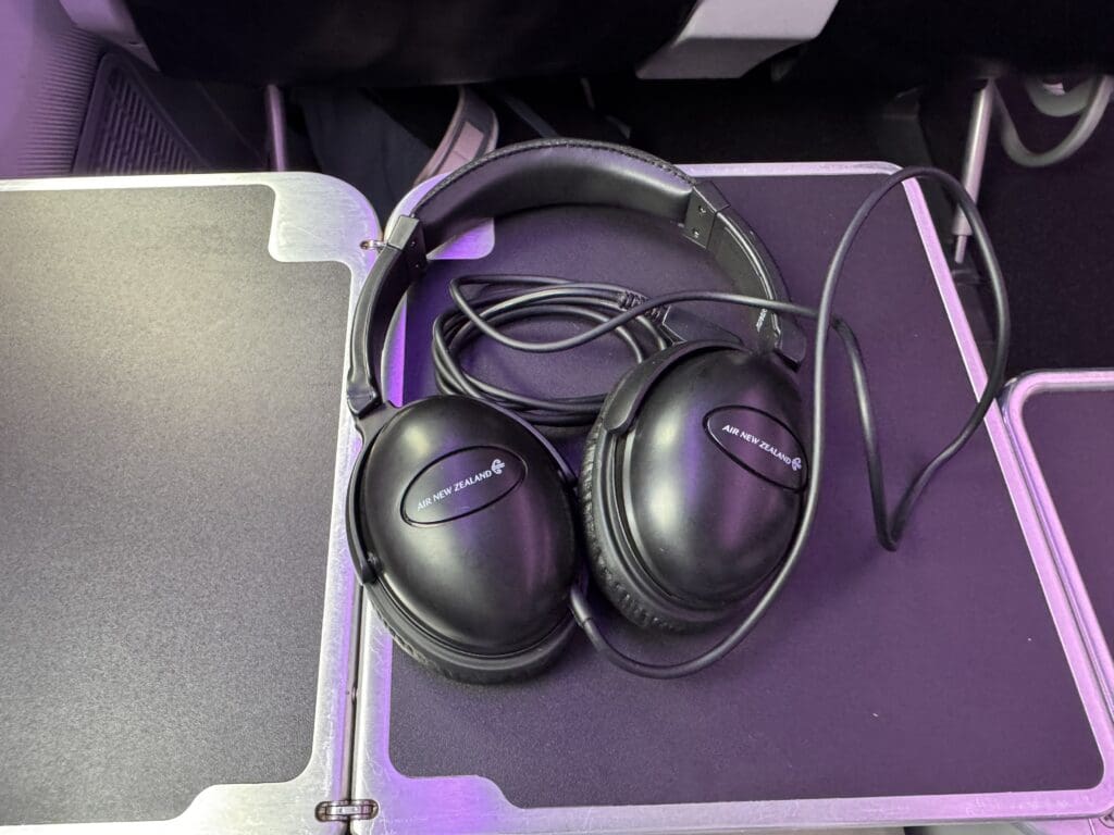 a pair of headphones on a table