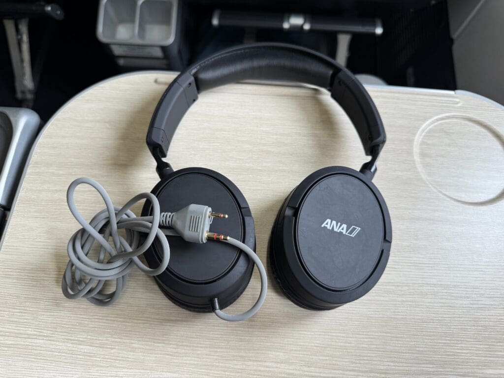a pair of headphones on a table