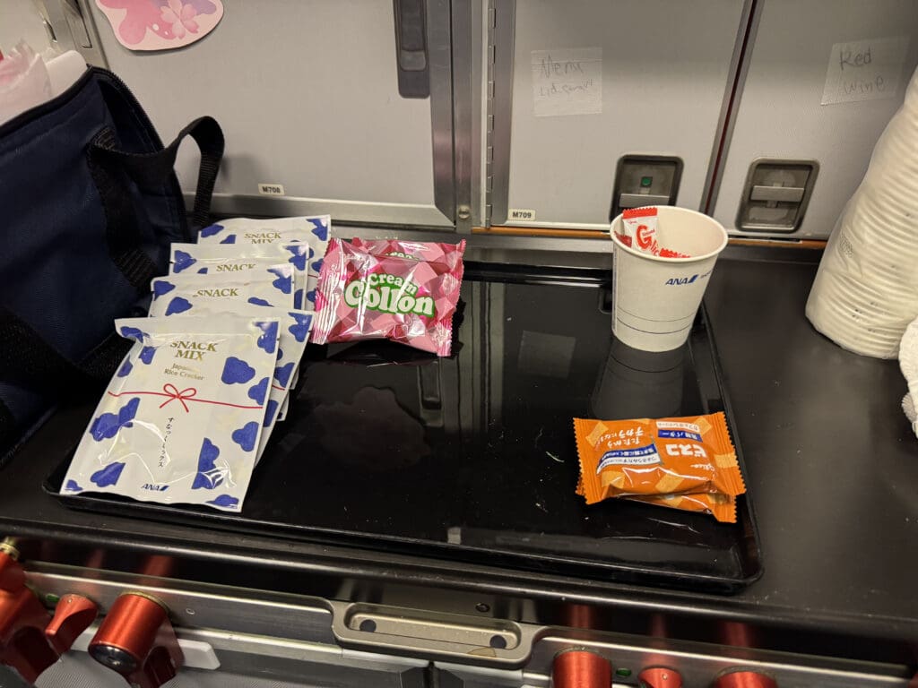 a group of food on a stove